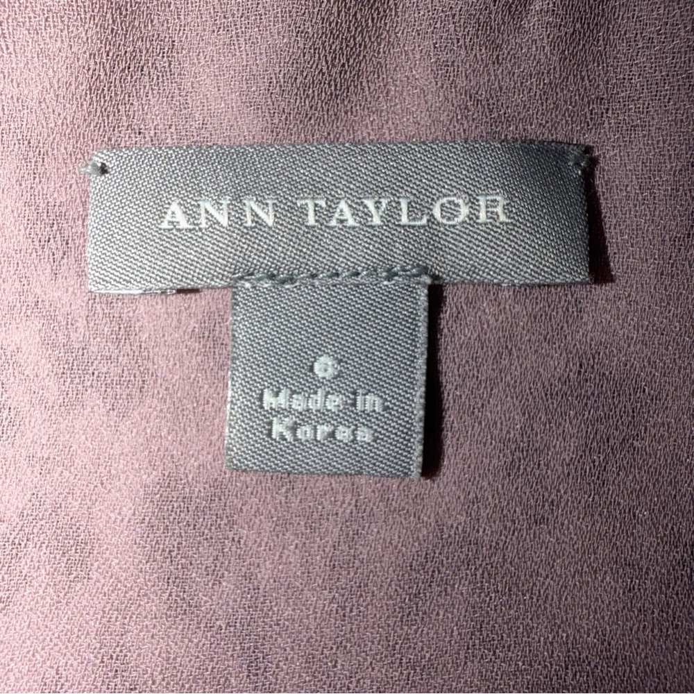 Ann Taylor 100% Silk Midi Dress Size 0 - Picture 7 of 9